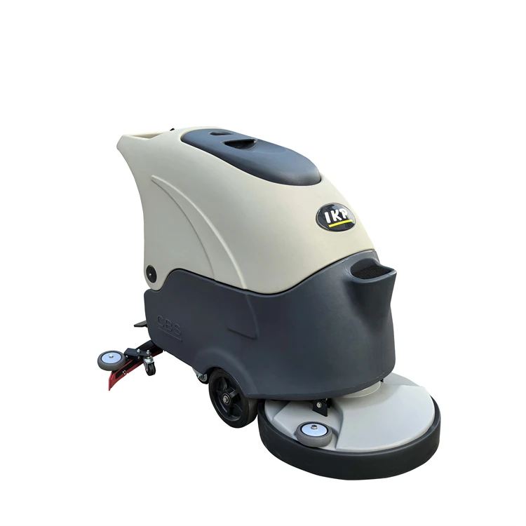 Industrial Hotel Handheld Walk-Behind Wireless Floor Washing Scrubbers Machine for Wooden Floor