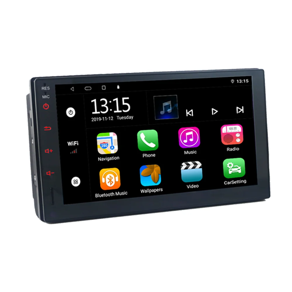 Новый дизайн Android 10,0 2Din сенсорный экран 3G 4G WIFI BT Поддержка Mirror Link для автомобильного видео