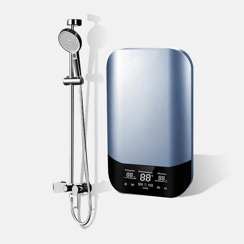Новый продукт небольшой мощности водонагреватель Электрический Душ из нержавеющей стали настенный мгновенный
