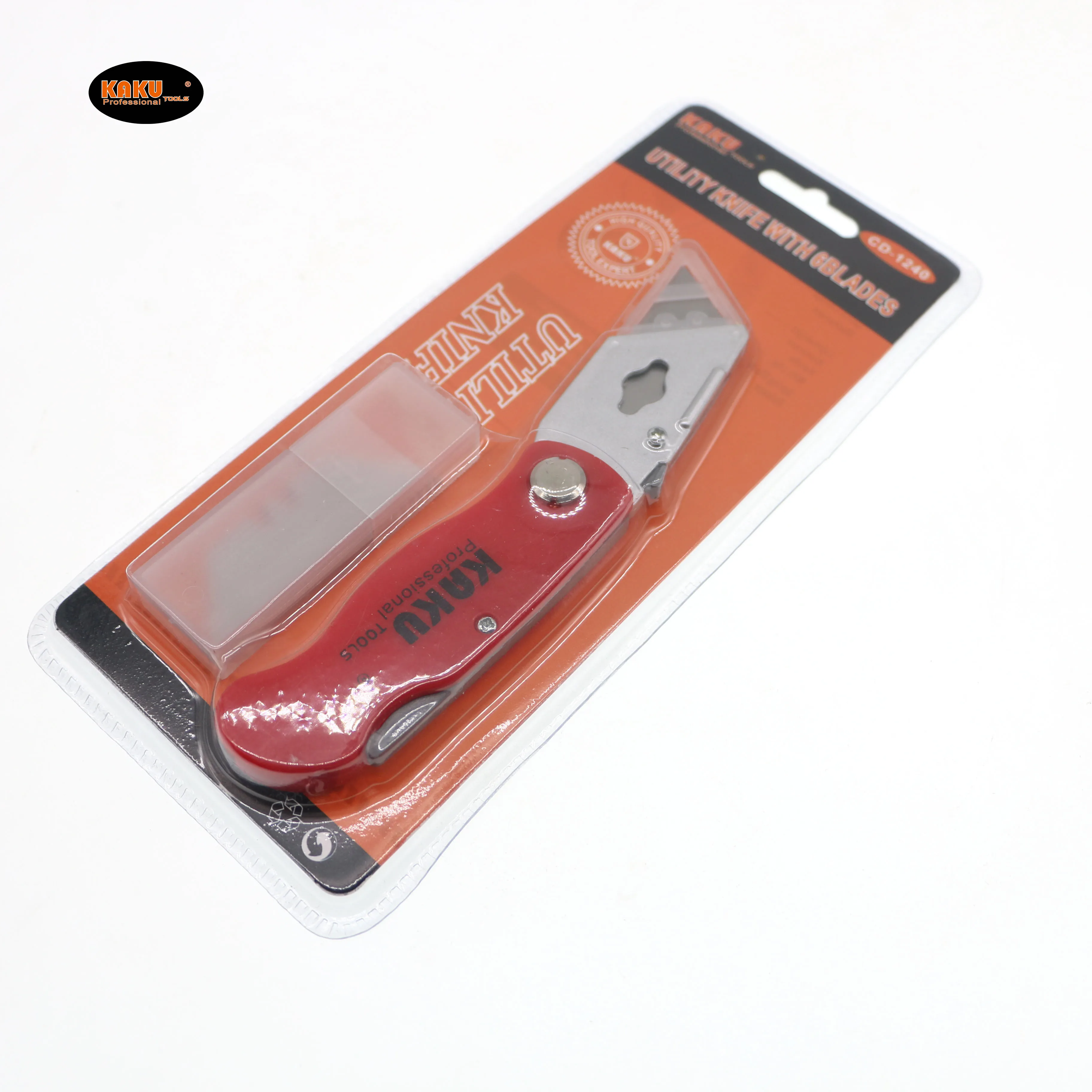 KAKU Cheap Mini Folding Pocket Knife Quick Change Blades Utility Safety Cutter Folding Utility Knife