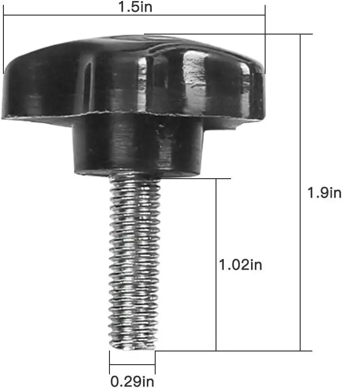 Sanmeng Hard Top Quick Removal Fastener Thumb Roof Screws Bolts Tie Down Anchor with Washers Kit for Jeep Wrangler