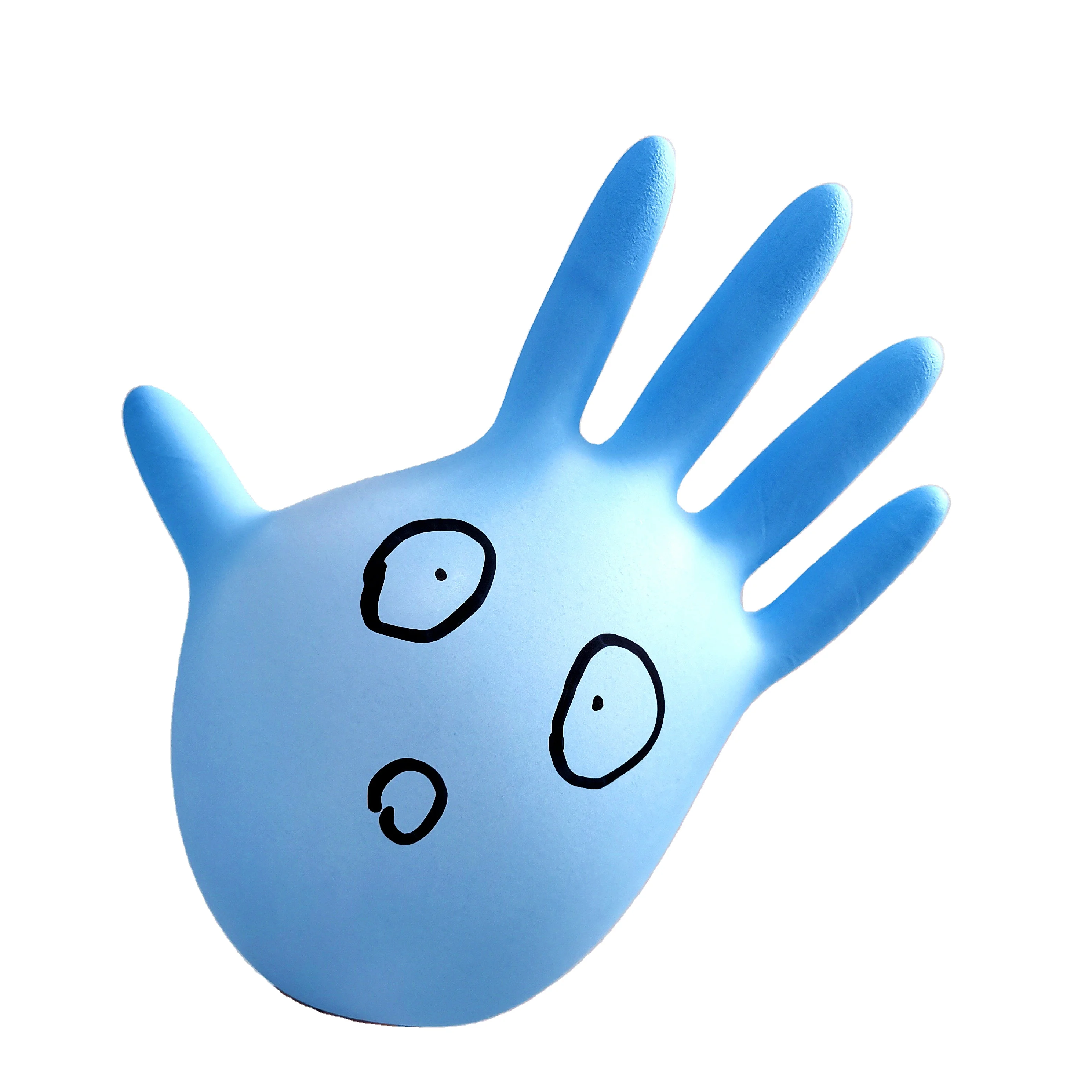 China Cheap Great  Instock Clear Transparent protective safety gloves soft Power Free Nitrile/Vinyl latex gloves