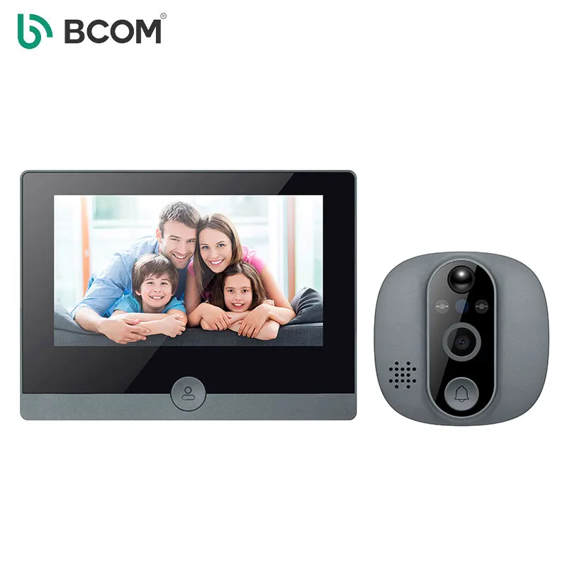 30% OFF Tuya Smart Home Security Digital Door Phone Low Power Intercom Doorbell Camera With Peephole