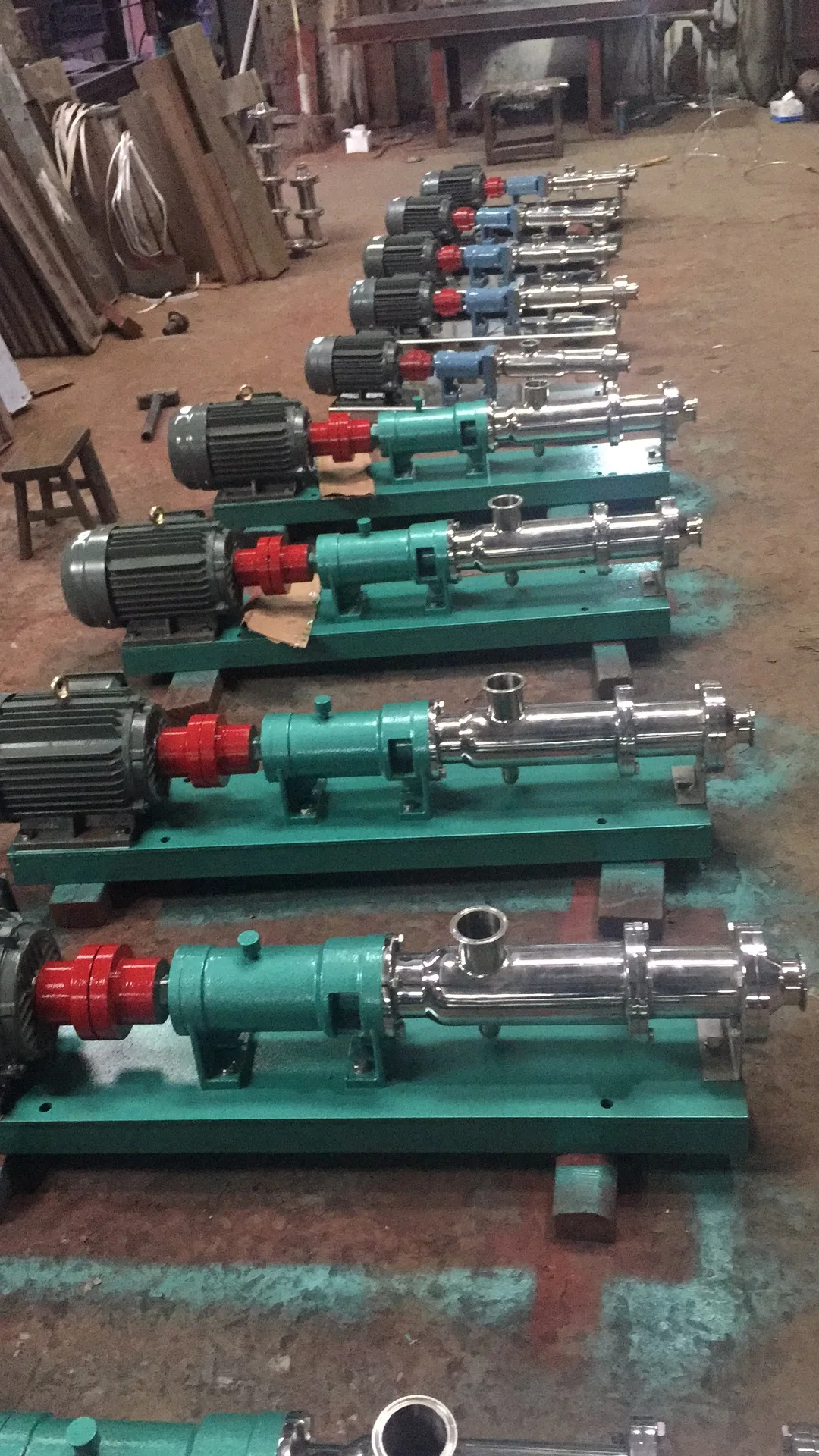 Factory Direct Sales Fixed Rotor Screw Pump Food Grade Chemical Industry Screw Pump