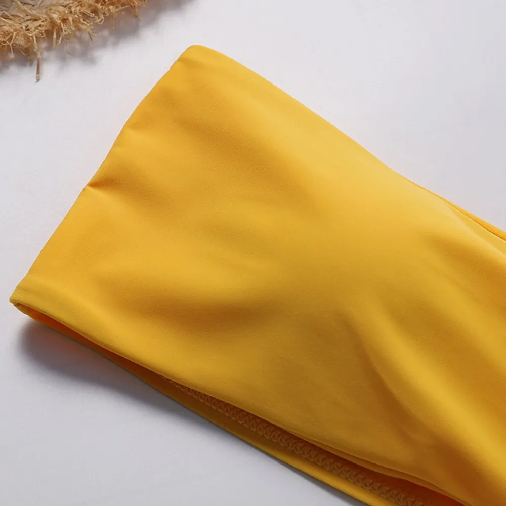 Solid Bikini top print Brazilian Swimsuit Women Bikini Sexy Swimwear Beachwear Female Swimming Suit Fitness Swimwear