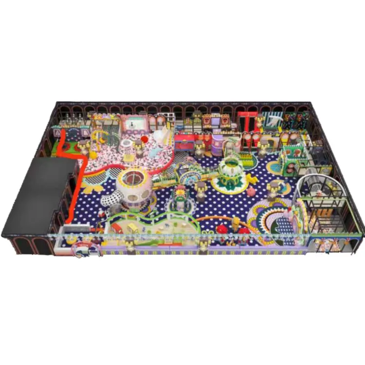 Indoor Space Theme Park Cheap Kids Plastic Inside Naughty Castle Games Ball Pits Playground Price Big Children Soft Play Center