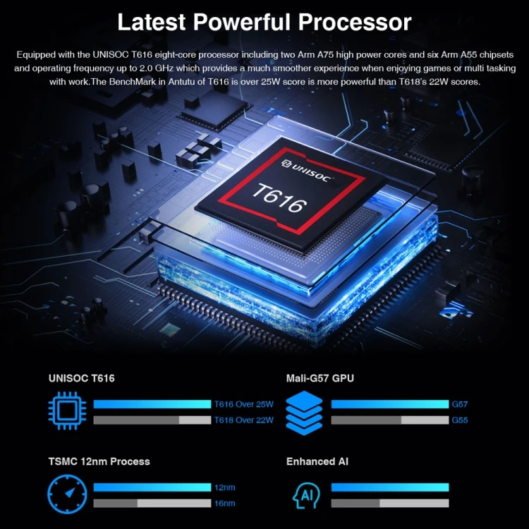 N-ONE Npad Pro Tablet PC, 10.36 inch, 8GB+128GB Android 12 4G Network 6600mAh Large Capacity Battery