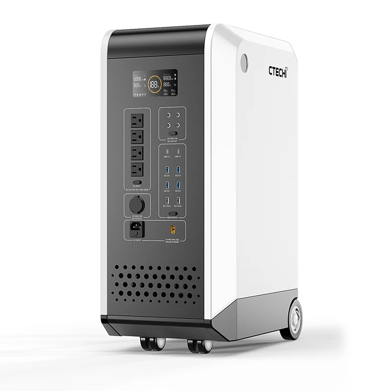 Тип C выходом солнечный генератор инверторный Lifepo4 батарея 5000wh 1000w портативный для кемпинга на открытом воздухе электростанции