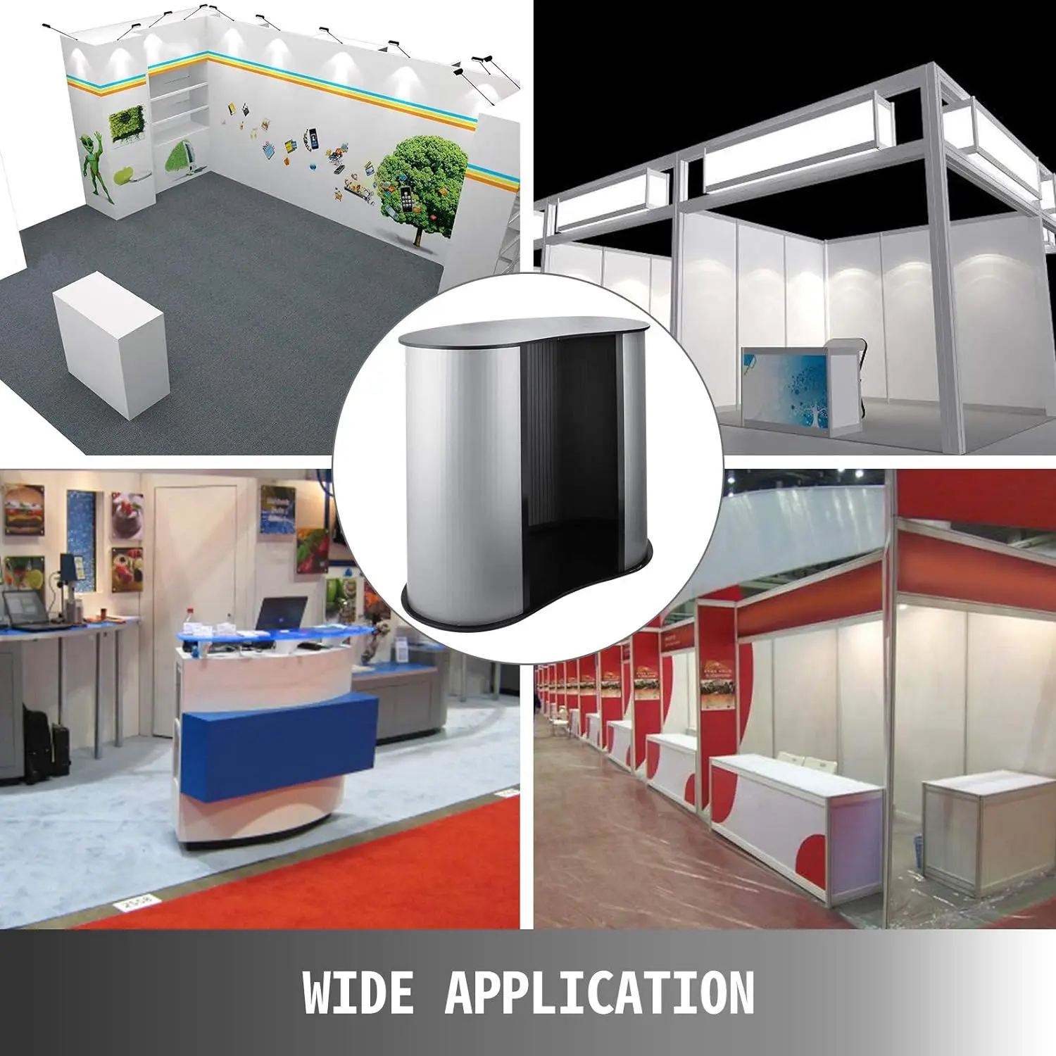 Portable Trade Show counter Podium Table Display Exhibition Counter Stand  booth counter