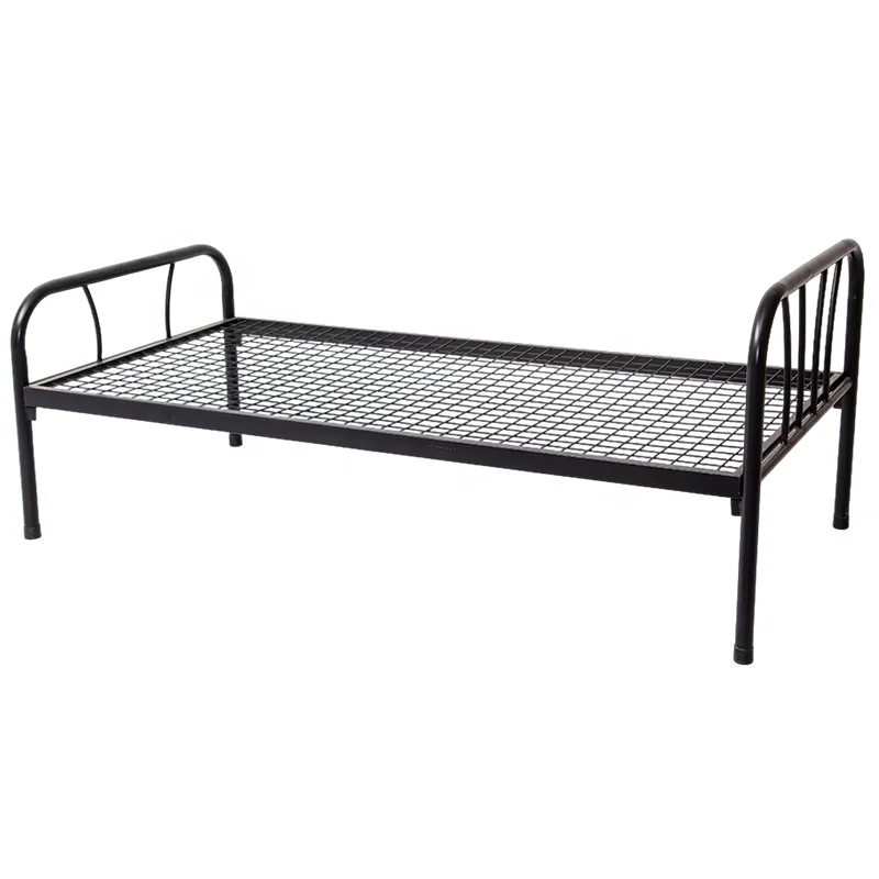 School Furniture Boarding School Beds Steel Iron Metal Bed Single Queen Metal Bed Frame