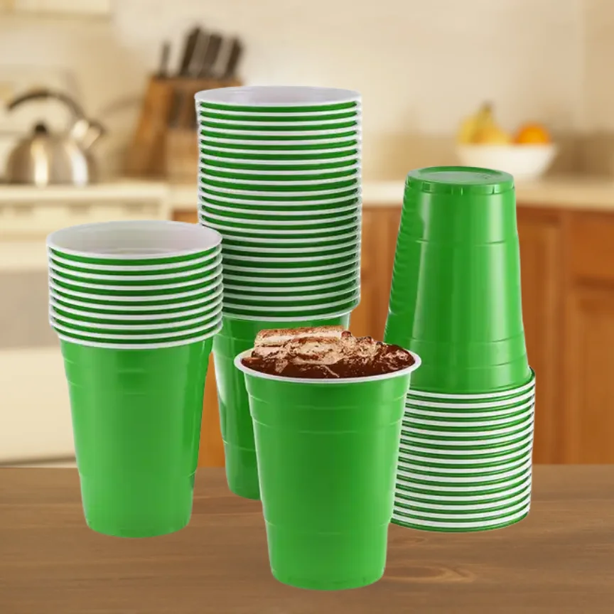 Kailiou PP material Game plastic beer pong cup party Disposable custom plastic beer cups