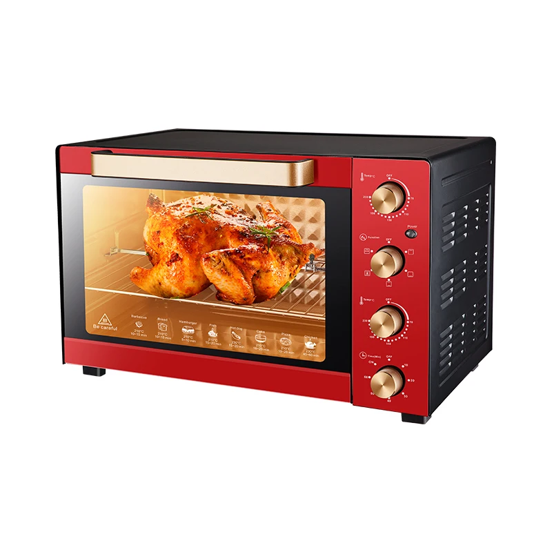 Customizable metal 30L industrial pizza oven with Two Hot Plates