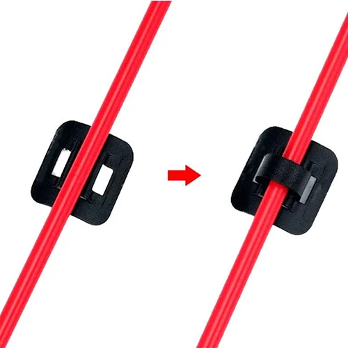 Alloy Guides Clips Housing Hose Guide Mtb Road Bike Brake Derailleur Shift Cables Brake Cable With Adhesive Seat