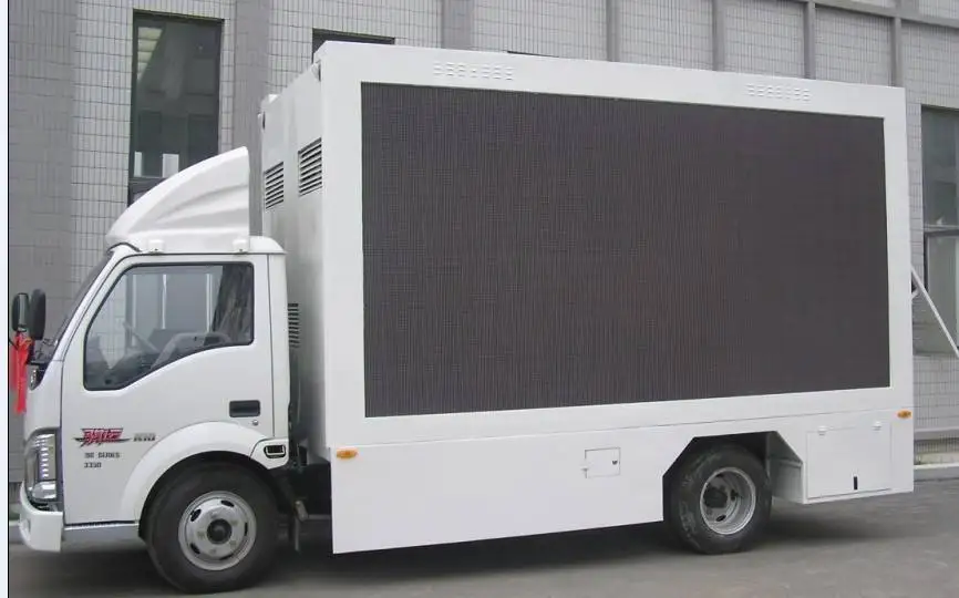 P6 outdoor full color mobile led screen trailer trailer led display