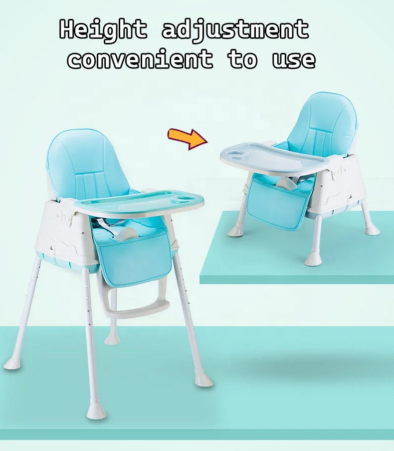 Customized Best Price high chairs boosters Plastic folding children Kids Chairs feeding chair for baby