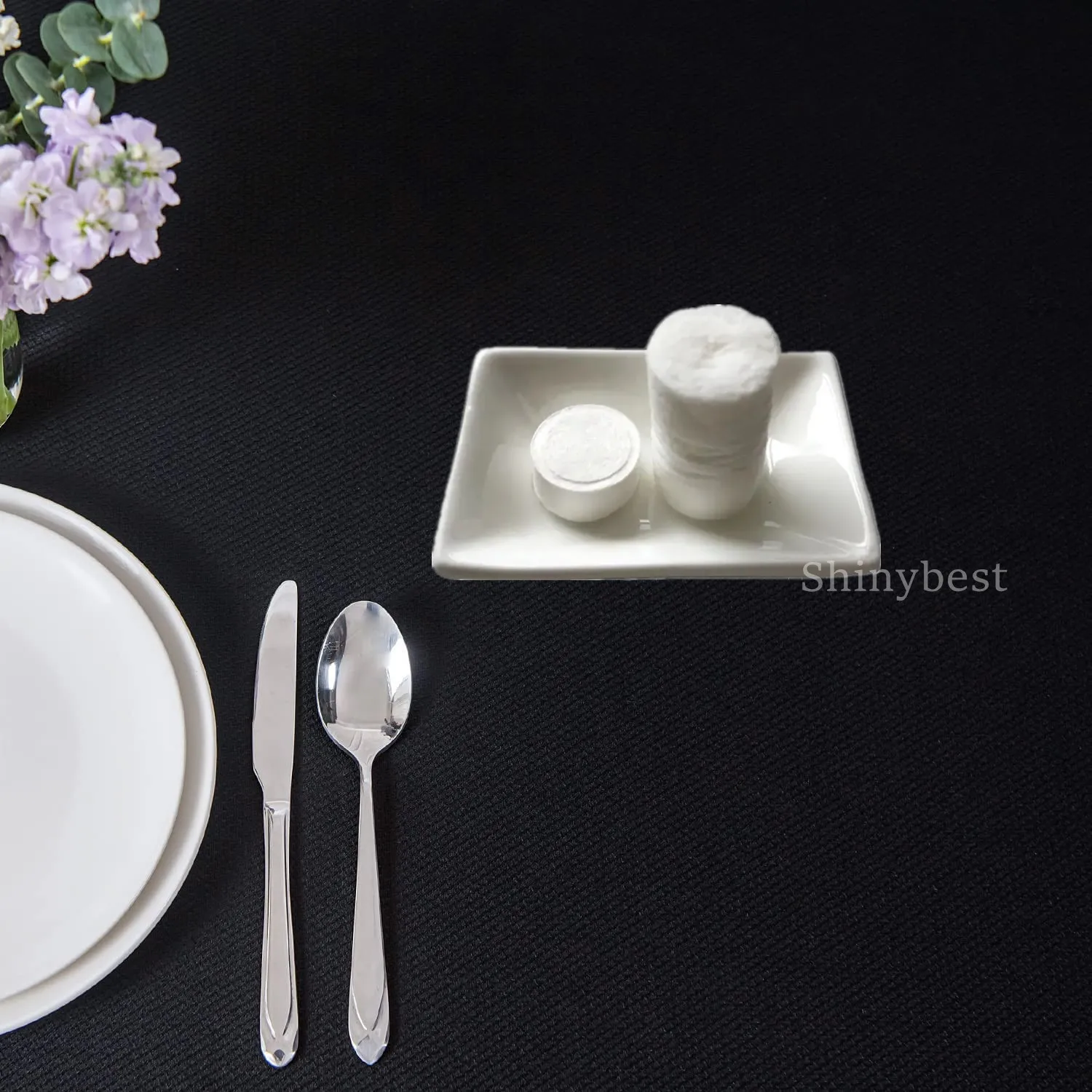 Customize Logo 100% eco friendly rayon cotton restaurants custom disposable hand towels compressed towel tablets wipes with logo