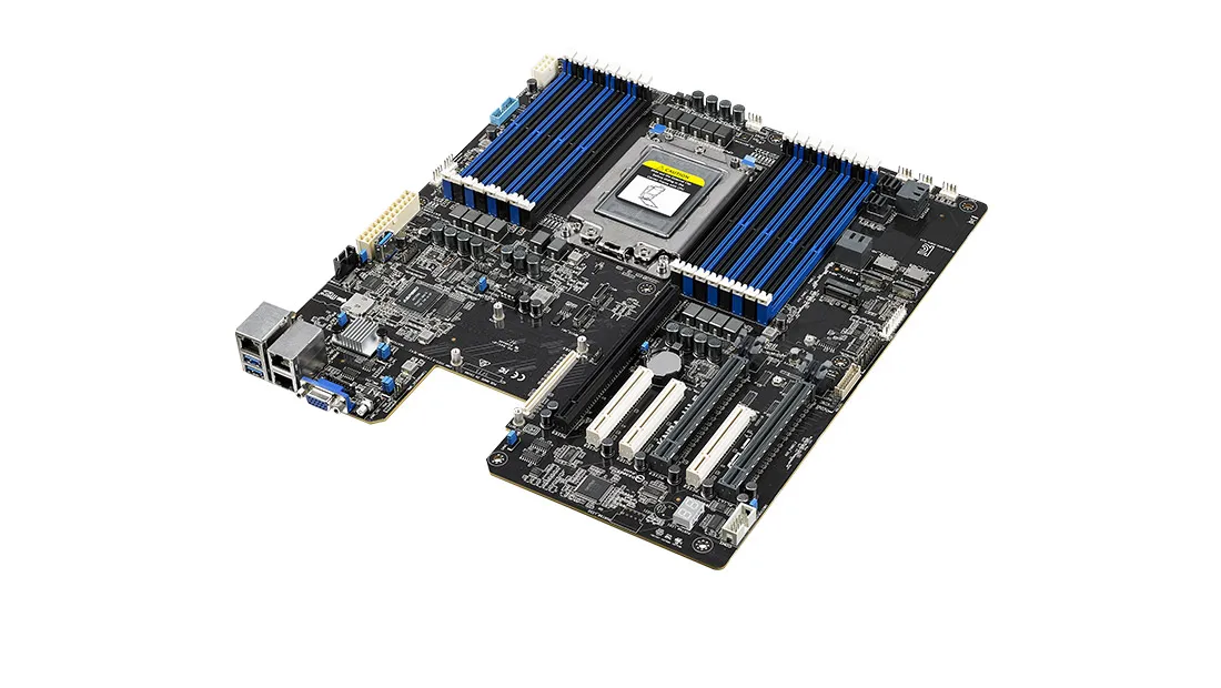 used Original server motherboard AMD EPYC  7002 LGA 4094 EEB DDR4 3200 MHz, PCIe 4.0, M.2, KRPA-U16