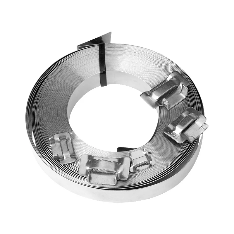 Adjustable SS304 SS201Metal Packing Strapping Stainless Steel Banding Strap