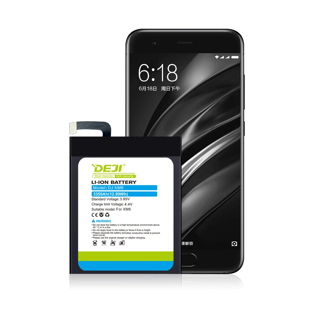 Smartphone Battery Gb T18287-2000 3.7v Li-ion Rechargeable Li-ion Batteries For Xiaomi Mi 6 Mi6 3350mah