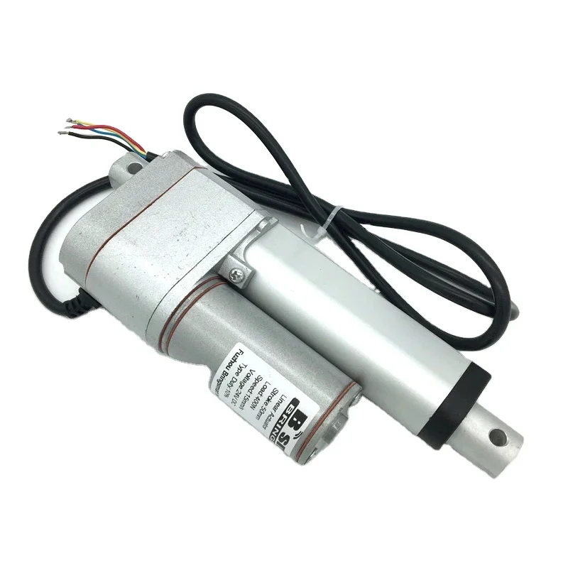 BringSmart TGA-DW 8inch 200mm 50N to 900N 12V-48V 5-80mm/s high speed linear actuator in dc motor  24v with potentiometer
