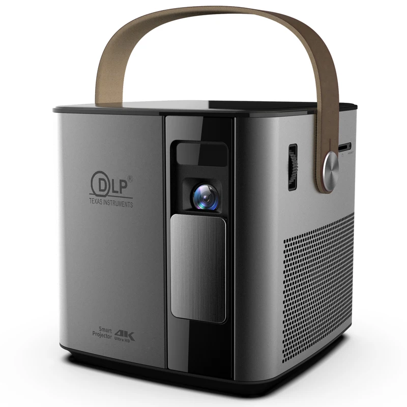 WXGA 1280*720 DLP Home Theater Projector 4K And 3D Android 9.0 Manual focus  WIFI Projector