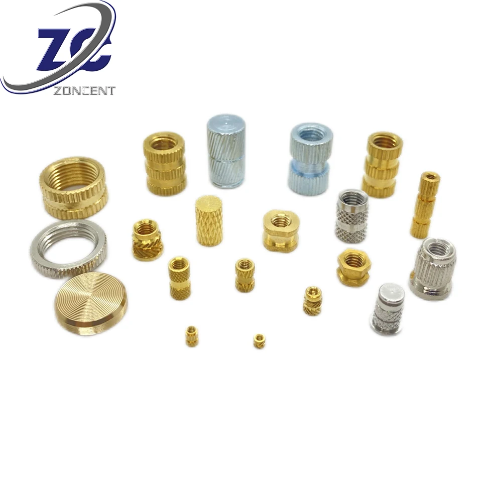 Customized Types S SS CLS CLSS SP M3 M4 M5 insert nut steel metal for PC board car and industry Heat Staking Threaded Inserts