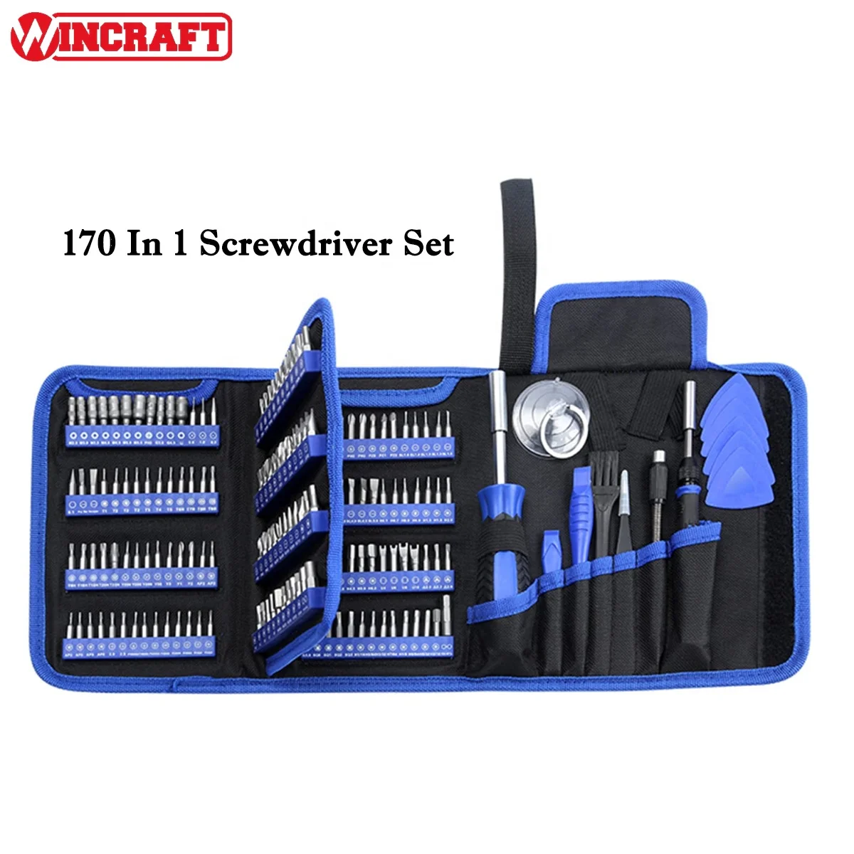 170 in 1 Computer Repair Tool Kit With Portable Storage Bag Precision Screwdriver Set