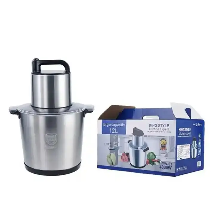 Meat Grinder Fufu Bowl Custom Glass Mixer Chopper Mincer Electcic Knife, Electric Multifunctional Machine Vegetable 5l