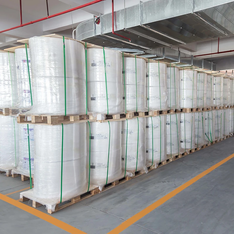 Custom Self-Adhesive Thermal Label Paper Jumbo Roll Packaging Labels Jumbo Thermal Roll Sticker