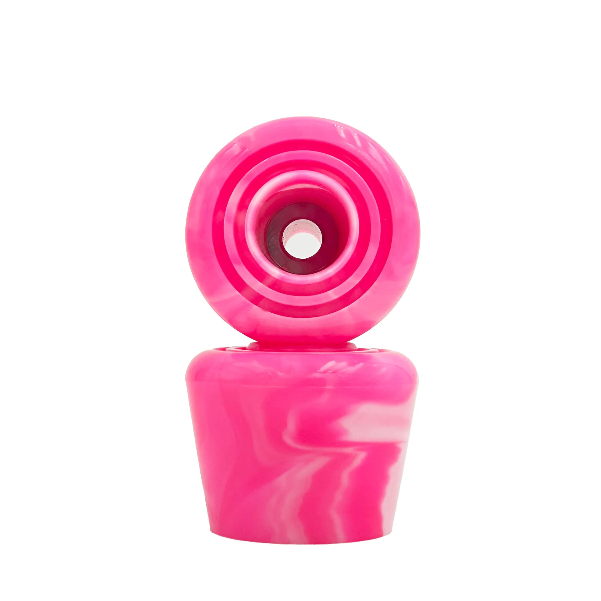 Explosive double-row four-wheel skate brake head pu wear-resistant silent non-slip roller skates front wheel brake brake large