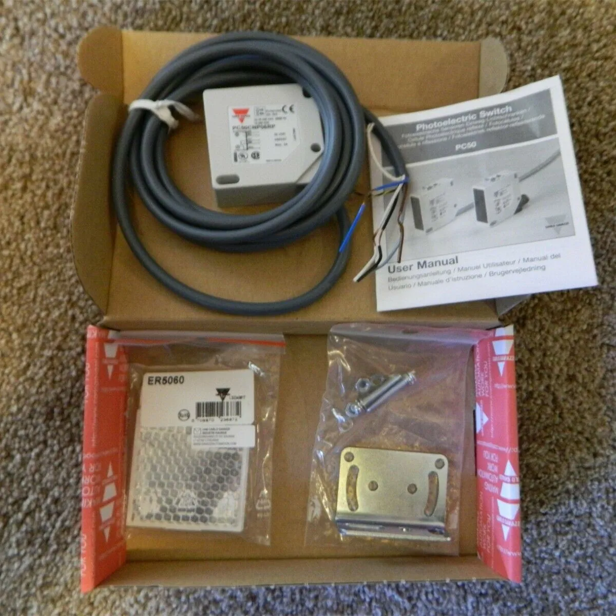 Carlo Gavazzi Photoelectric Sensor PE12CNT15