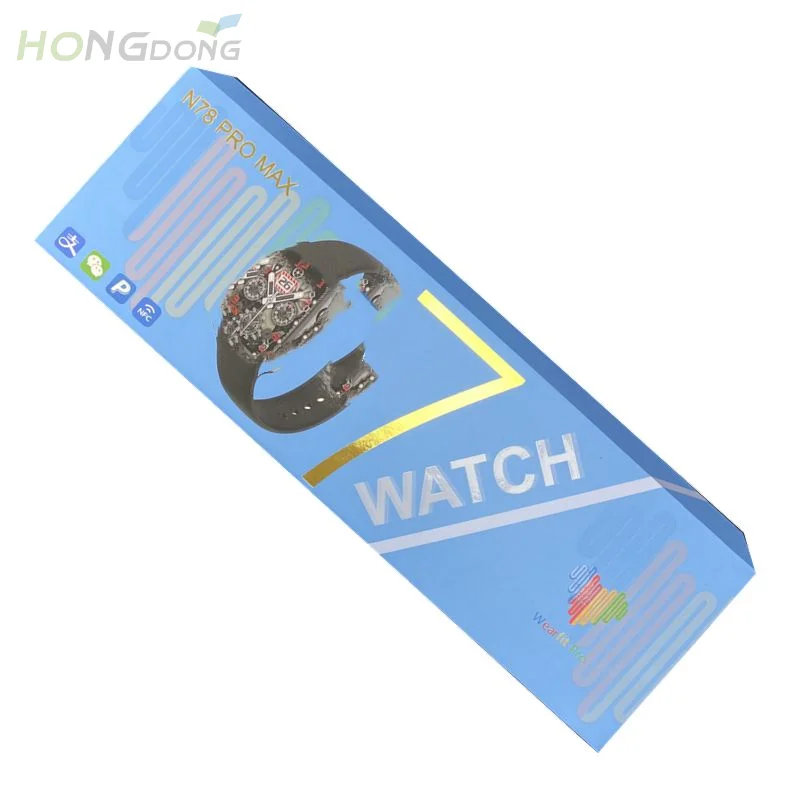 2023 NEW N78 Pro Max Smartwatch 1.92 Inch Screen 3D Custom Watch Face N78Pro Max Smart Watch