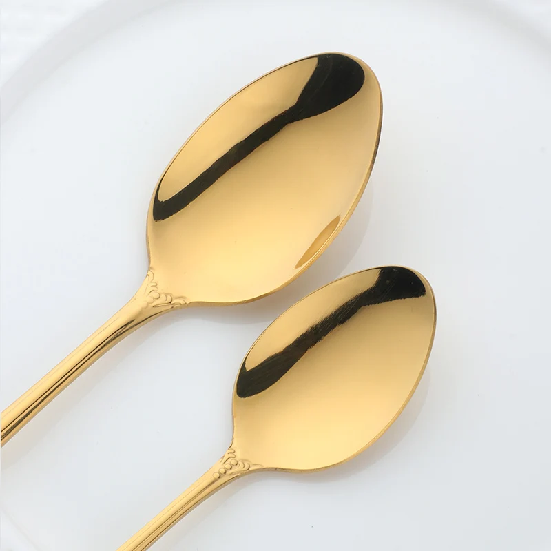 Royal Doulton European Style Stainless Steel Cutlery  Eco Friendly Flatware  Set Wholesale  8pcs Fork Spoon Knife Set