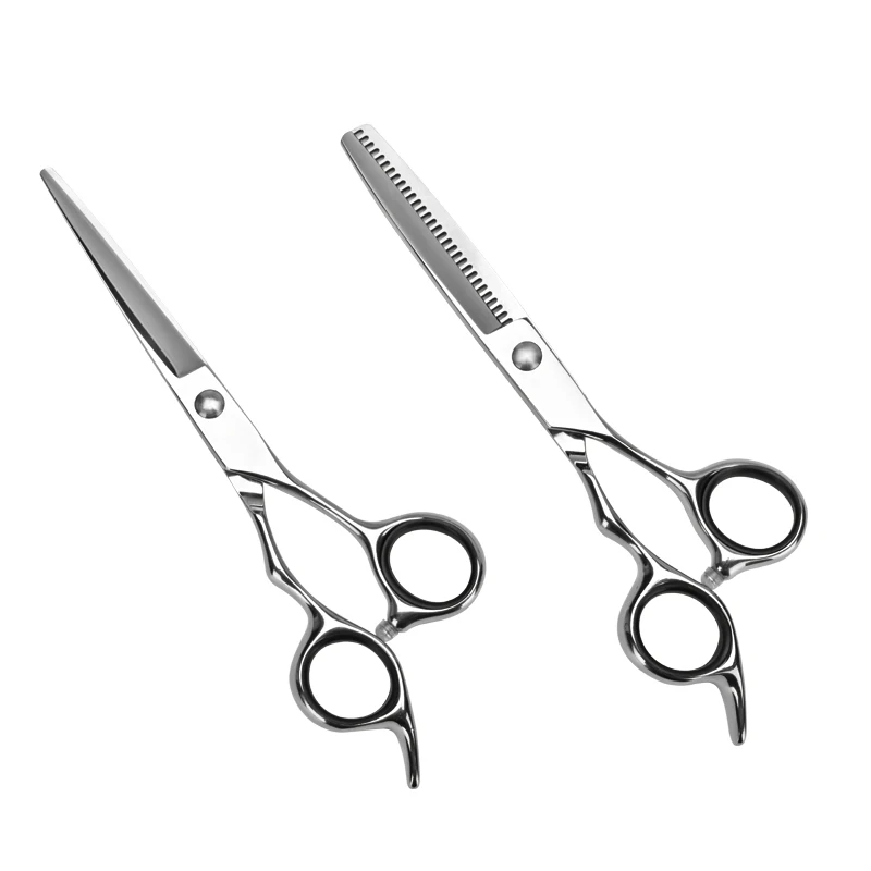 Wmark 6Cr13 Stainless Steel Scissors Set Salon Shears Cutting Professional Scissors Set For Barber Salon