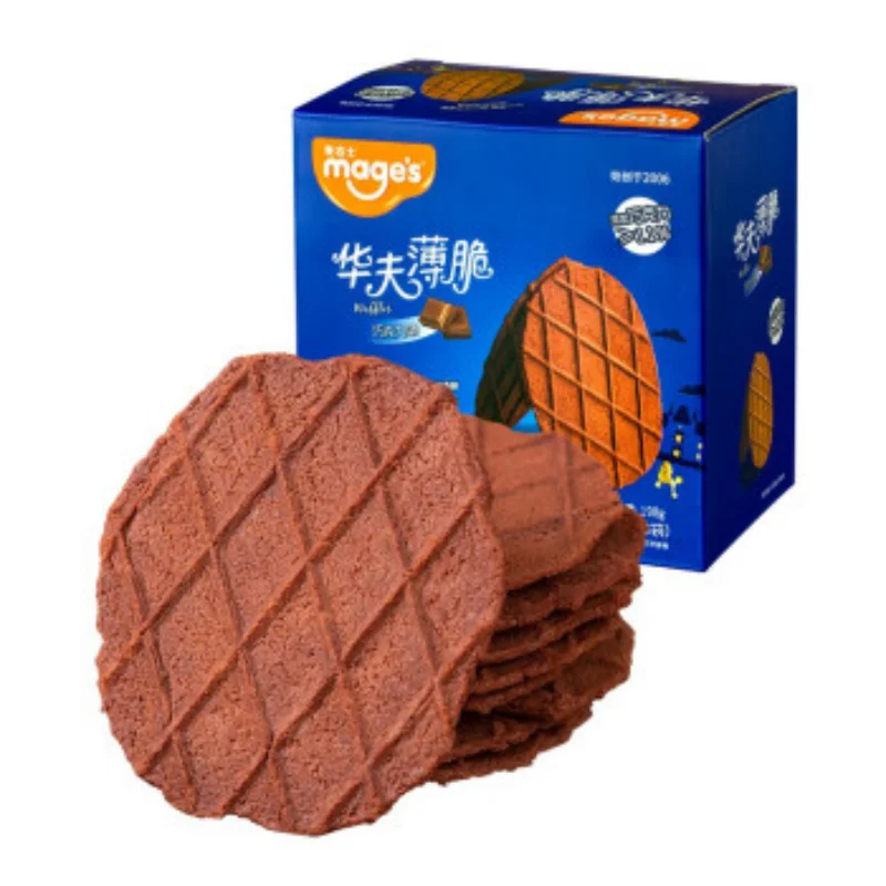 The Best Wholesale Product Snacks 40g Oat Milk Waffles Hot Selling Snack