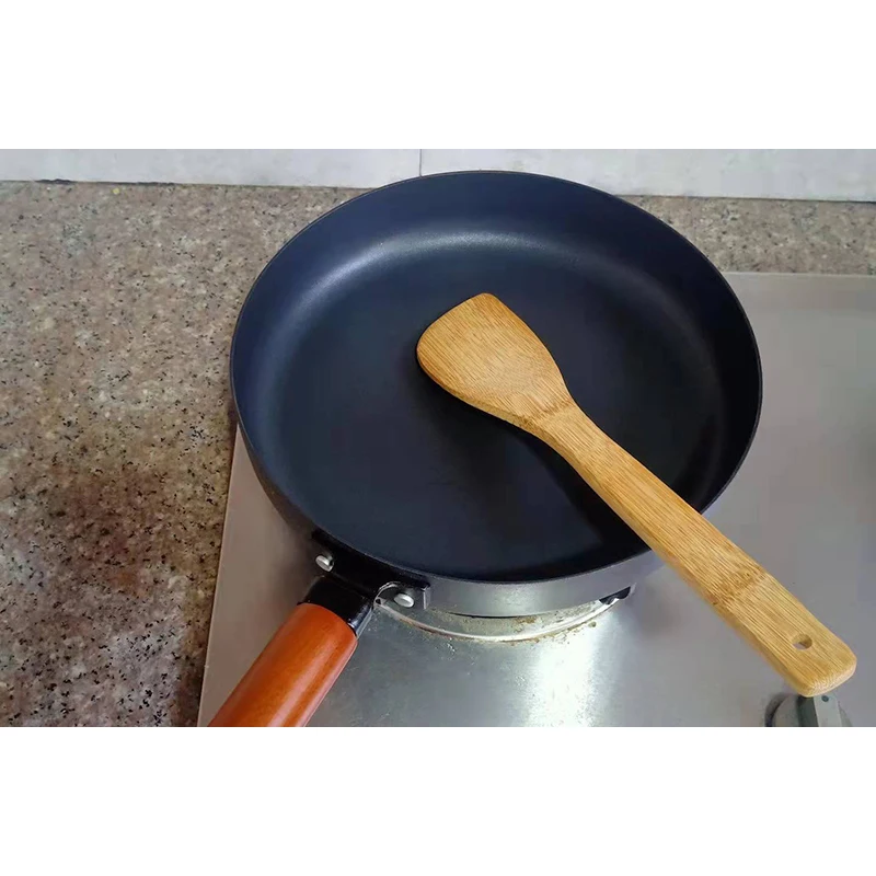 Natural Bamboo Kitchen Cooking Utensils Wholesale 6 Piece Tools Spoon Fork Spatula Set