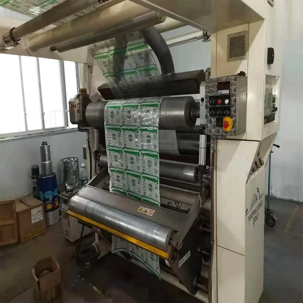 
used Simplex SL L 1300 types solventless laminating Machine made in Italy 