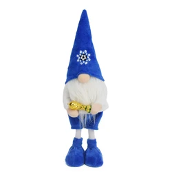 New Blue Gnomes Plush Swedish Tomte Soccer Gnomes Football Sport Gnome Gonk With Champion Trophy