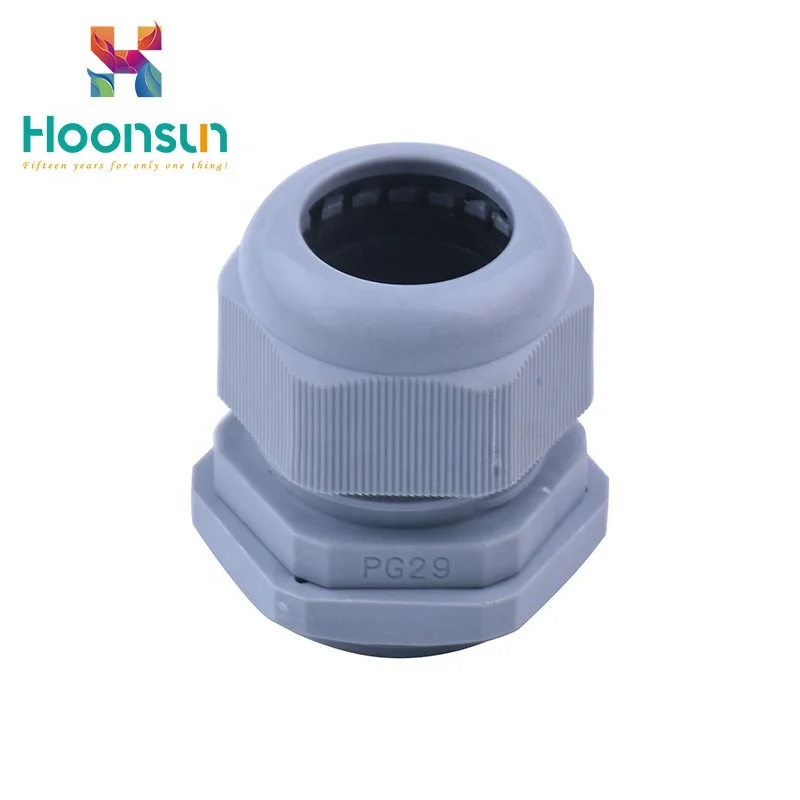 Good price and quality Hoonsun m12 nylon male cable gland waterproof pg13.5 cable gland made in china