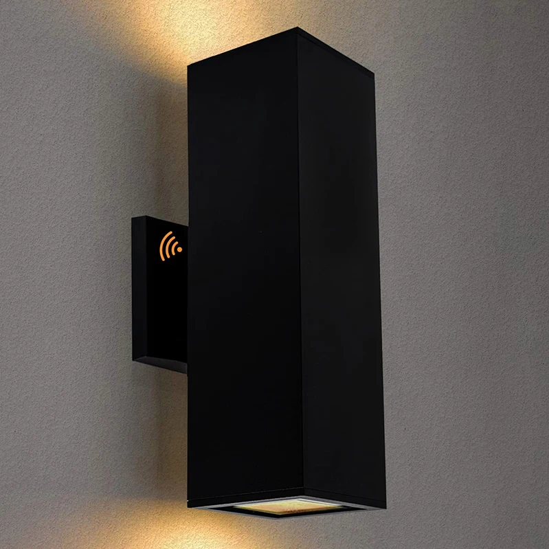 IP65 waterproof aluminum wall mounted sconce led up and down outdoor wall light 100-277v
