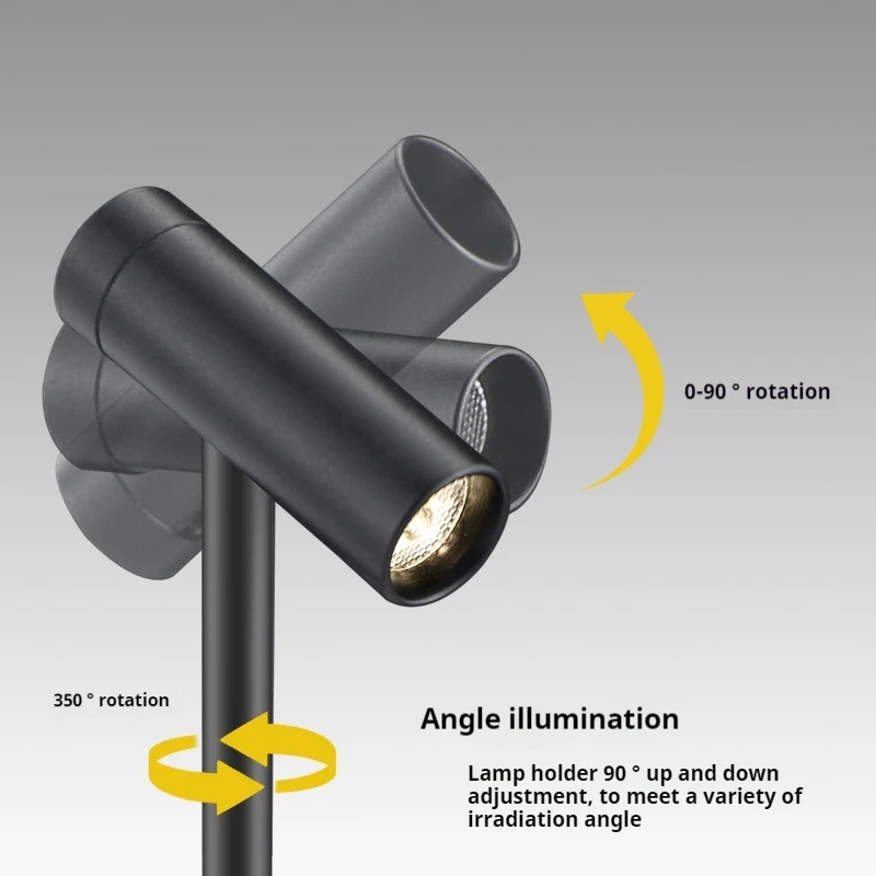 aluminium adjustable dimmable spotlight smart energy saving jewelry led spotlight