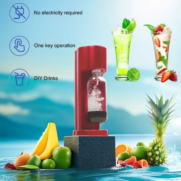 Table Soda Maker Bubble Water Beverage Carbonation Maker carbonated soda water maker