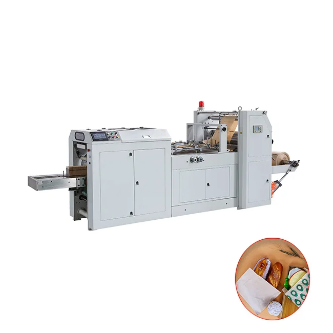 LSD-400 paper bag making machine low price for home reliable and efficient cheap home paper bag making machine.