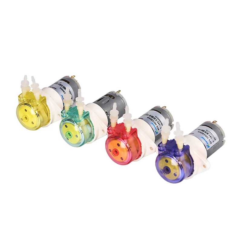 Kamoer KFS Brushed 12V DC 1ml mini flow rate Medical Dispensing Peristaltic Pump