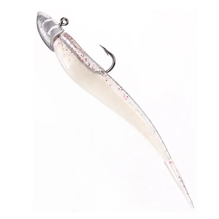 WEIHE 7CM 1.2G soft bait split-tail simulation soft bait earthworm molds soft plastic fishing soft vibe bait lure