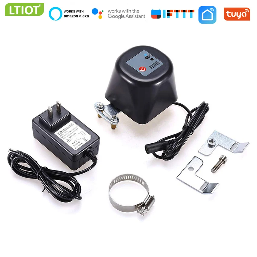 LTIOT Zigbee WiFi Smart Home Automation System Waterproof Water gas valve Wireless Support Voice Control smart Security Device