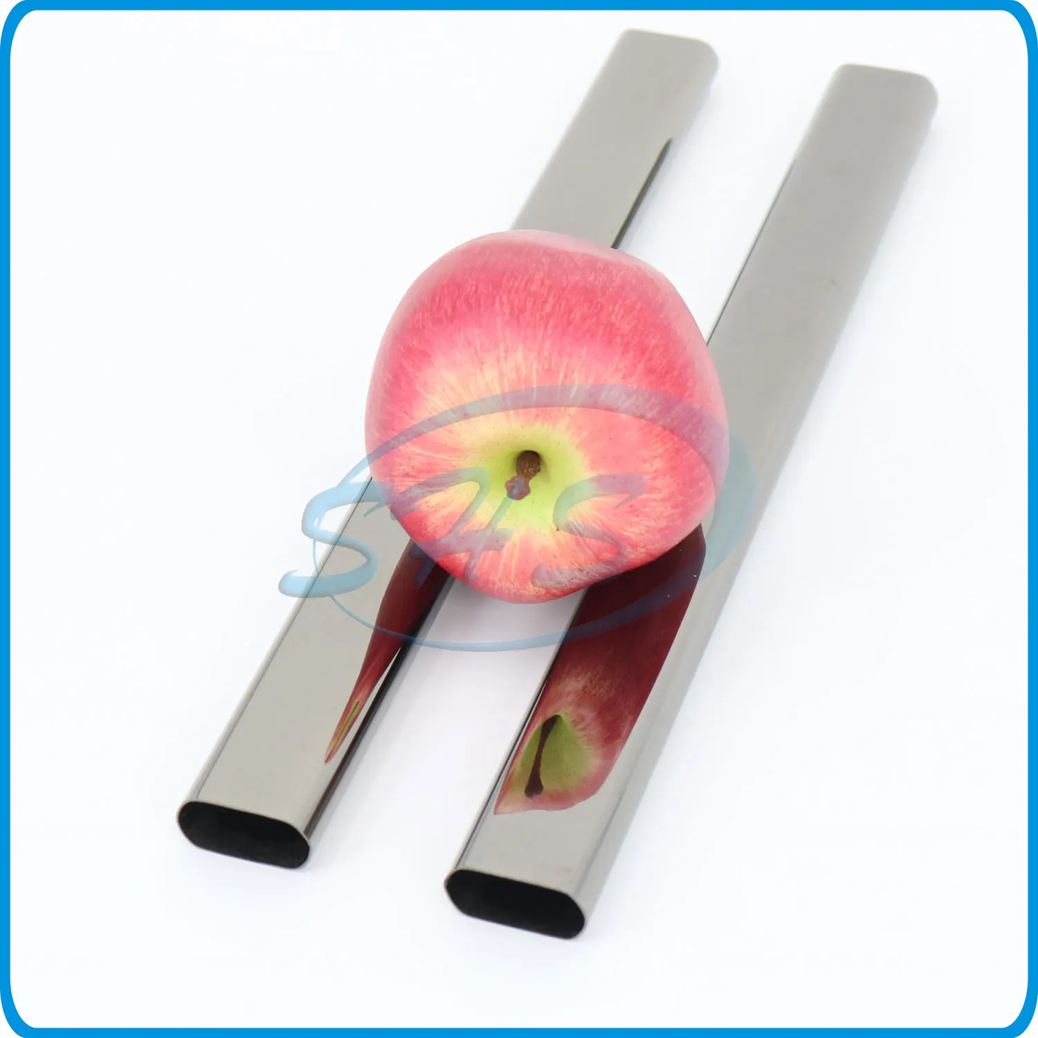 AISI 201 304 316 inox electric polishing metal tube round square rectangular oval slot embossed section welding stainless pipes