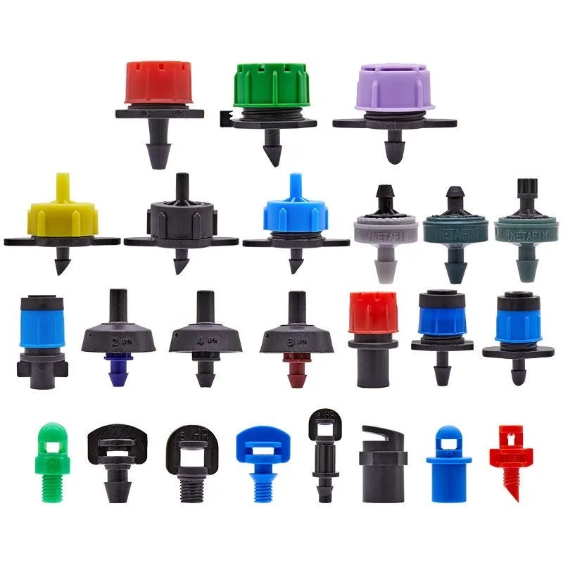 Auto Watering Emitter Button Drip Irrigation System Drip Drop Water Garden Plastic Non-adjustable Button Dripper