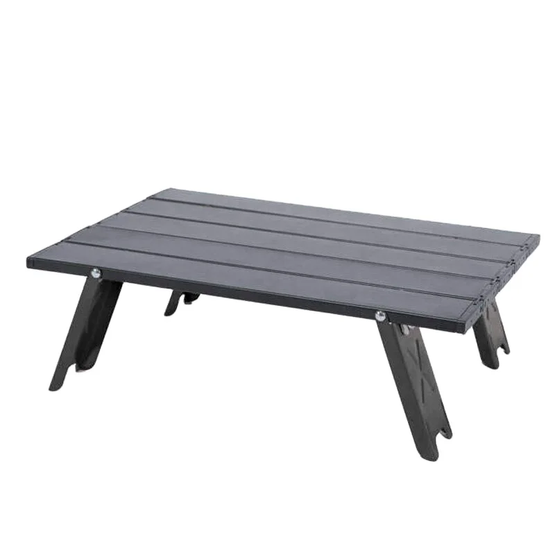 Super Mini Camping Table 41X29cm Alloy Folding Table Picnic Table Desk
