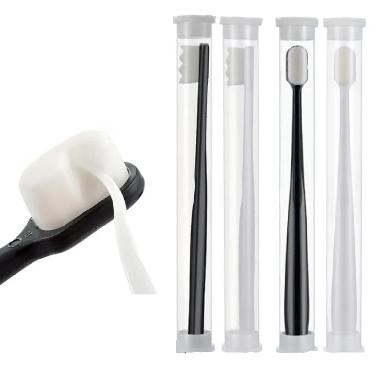 Super Fine Soft Hair Eco-friendly Micro Nano Toothbrushes with 20,000 Ultra Soft Bamboo Charcoal Bristles